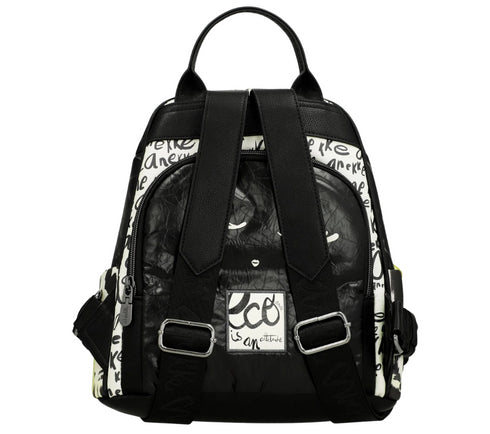 Rucsac causal, dama, ANEKKE 40875-213, alb, piele ecologica